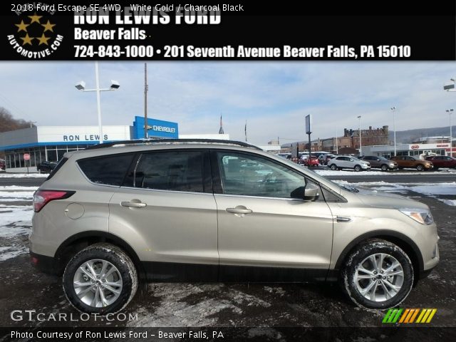 2018 Ford Escape SE 4WD in White Gold