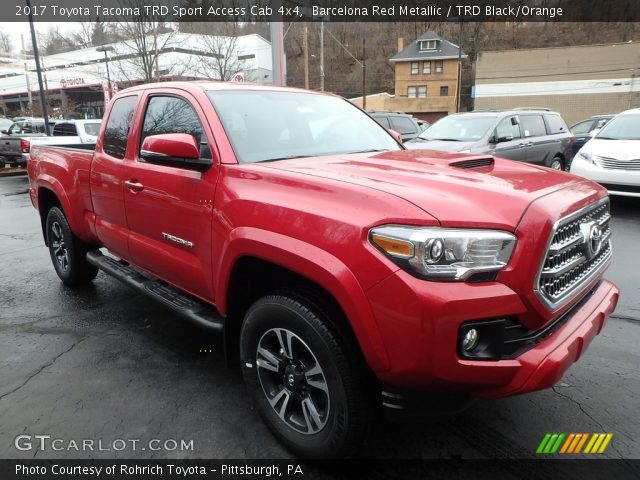 2017 Toyota Tacoma TRD Sport Access Cab 4x4 in Barcelona Red Metallic
