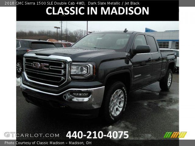 2018 GMC Sierra 1500 SLE Double Cab 4WD in Dark Slate Metallic