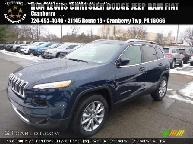 2018 Jeep Cherokee Limited 4x4 in Patriot Blue Pearl