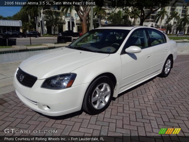 2006 Nissan Altima 3.5 SL in Satin White Pearl