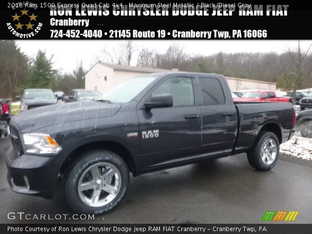 2018 Ram 1500 Express Quad Cab 4x4 in Maximum Steel Metallic