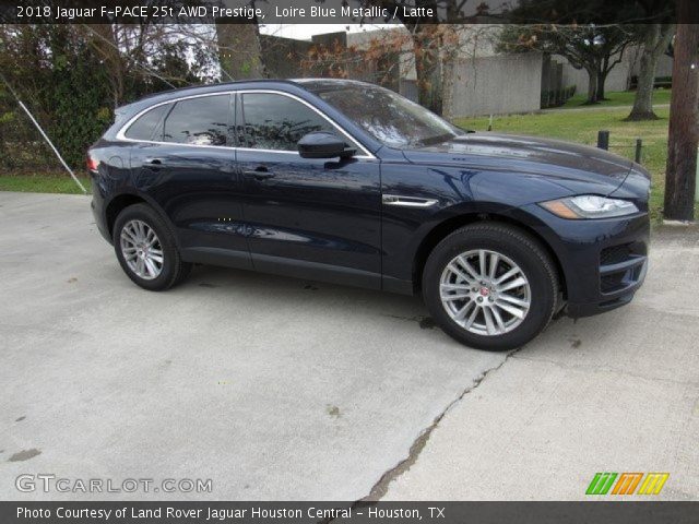 2018 Jaguar F-PACE 25t AWD Prestige in Loire Blue Metallic