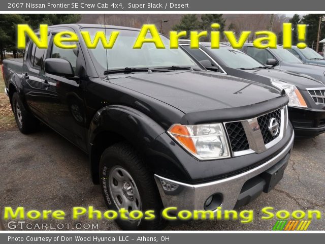2007 Nissan Frontier SE Crew Cab 4x4 in Super Black