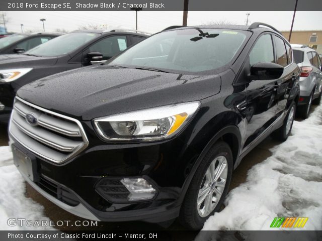 2018 Ford Escape SE in Shadow Black