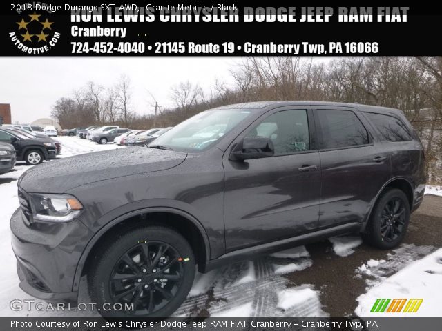 2018 Dodge Durango SXT AWD in Granite Metallic