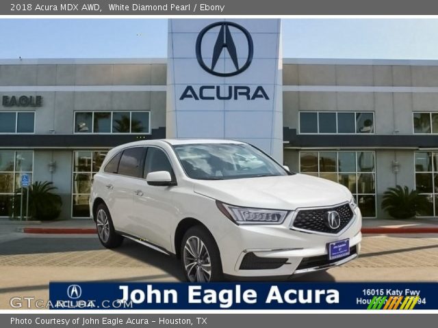 2018 Acura MDX AWD in White Diamond Pearl