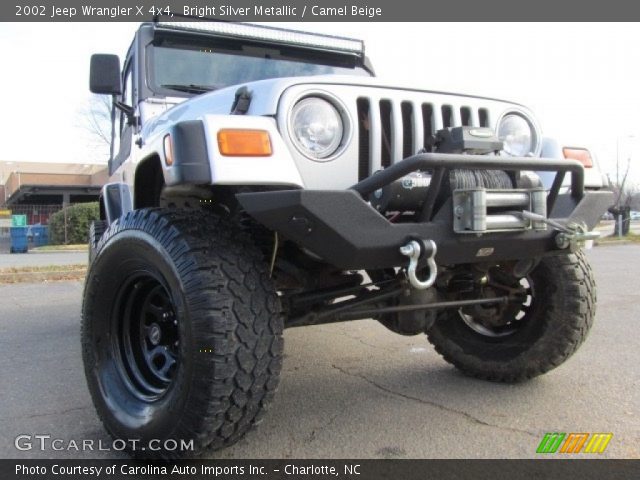 2002 Jeep Wrangler X 4x4 in Bright Silver Metallic