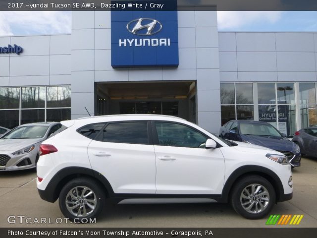 2017 Hyundai Tucson SE AWD in Dazzling White