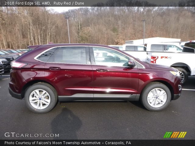 2018 Ford Edge SEL AWD in Ruby Red