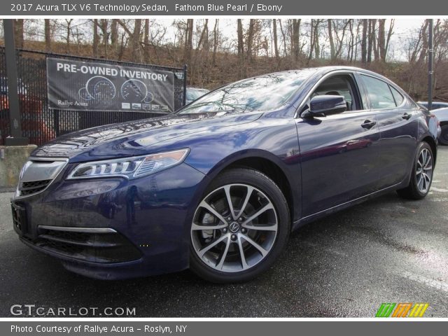 2017 Acura TLX V6 Technology Sedan in Fathom Blue Pearl