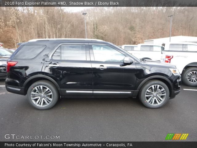 2018 Ford Explorer Platinum 4WD in Shadow Black