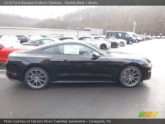 2018 Ford Mustang EcoBoost Fastback in Shadow Black