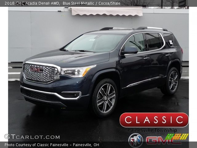 2018 GMC Acadia Denali AWD in Blue Steel Metallic