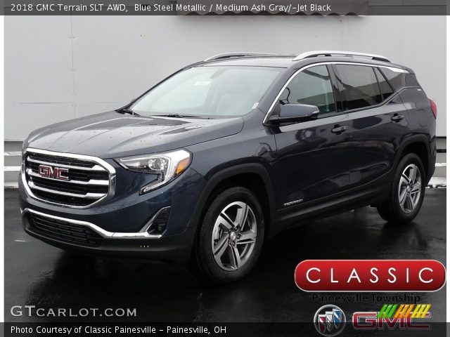 2018 GMC Terrain SLT AWD in Blue Steel Metallic