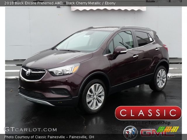 2018 Buick Encore Preferred AWD in Black Cherry Metallic
