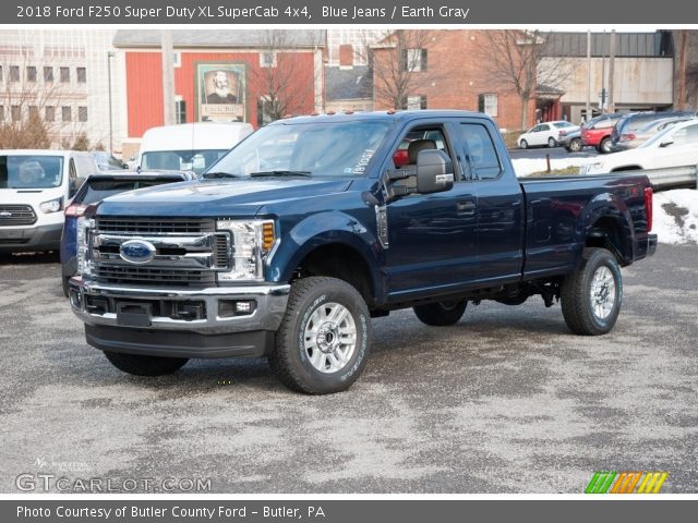 2018 Ford F250 Super Duty XL SuperCab 4x4 in Blue Jeans