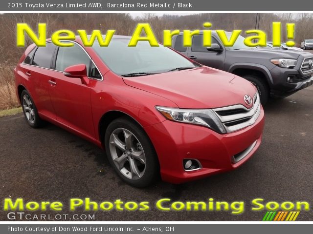 2015 Toyota Venza Limited AWD in Barcelona Red Metallic