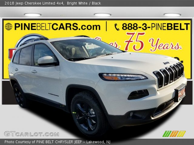 2018 Jeep Cherokee Limited 4x4 in Bright White
