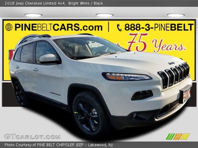2018 Jeep Cherokee Limited 4x4 in Bright White