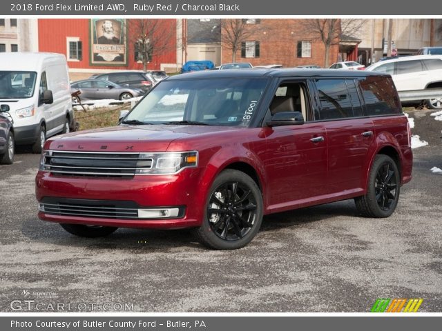 2018 Ford Flex Limited AWD in Ruby Red