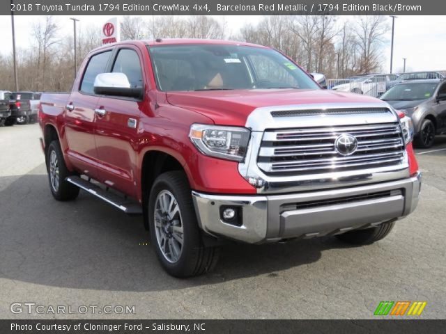 2018 Toyota Tundra 1794 Edition CrewMax 4x4 in Barcelona Red Metallic