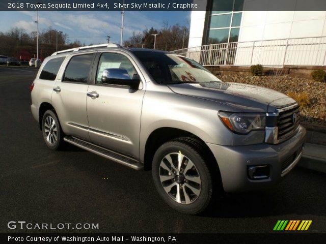 2018 Toyota Sequoia Limited 4x4 in Silver Sky Metallic