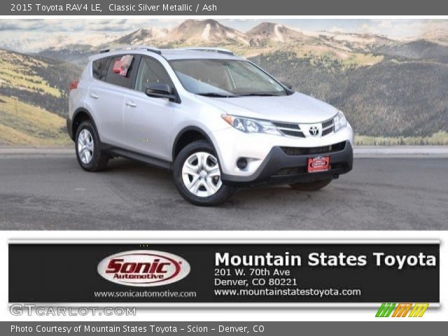 2015 Toyota RAV4 LE in Classic Silver Metallic