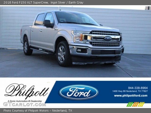 2018 Ford F150 XLT SuperCrew in Ingot Silver