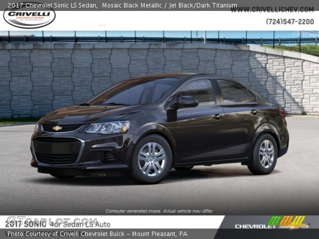 2017 Chevrolet Sonic LS Sedan in Mosaic Black Metallic