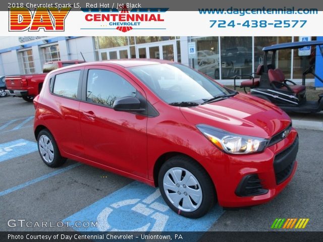 2018 Chevrolet Spark LS in Red Hot
