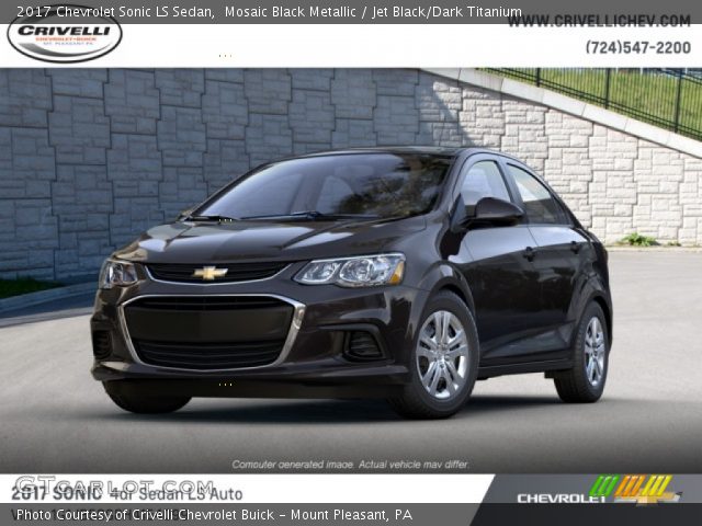 2017 Chevrolet Sonic LS Sedan in Mosaic Black Metallic