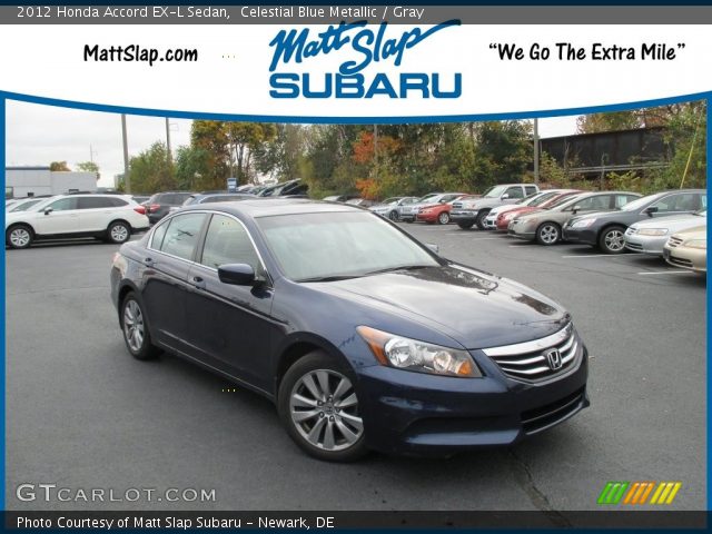 2012 Honda Accord EX-L Sedan in Celestial Blue Metallic