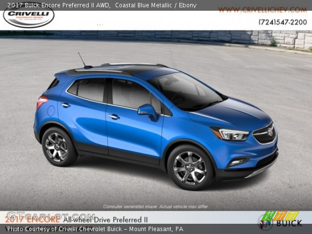 2017 Buick Encore Preferred II AWD in Coastal Blue Metallic
