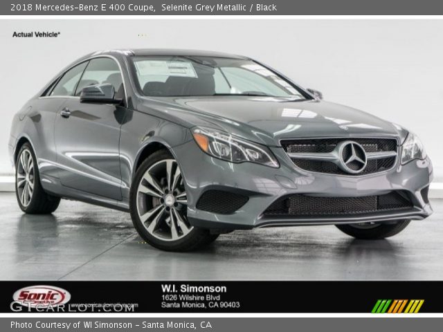2018 Mercedes-Benz E 400 Coupe in Selenite Grey Metallic