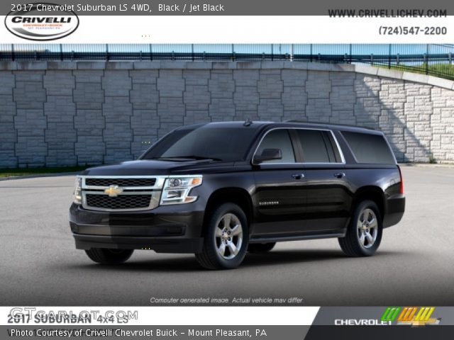 2017 Chevrolet Suburban LS 4WD in Black