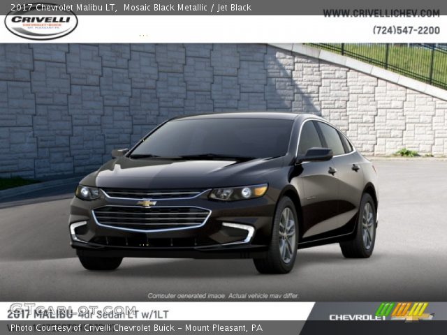 2017 Chevrolet Malibu LT in Mosaic Black Metallic