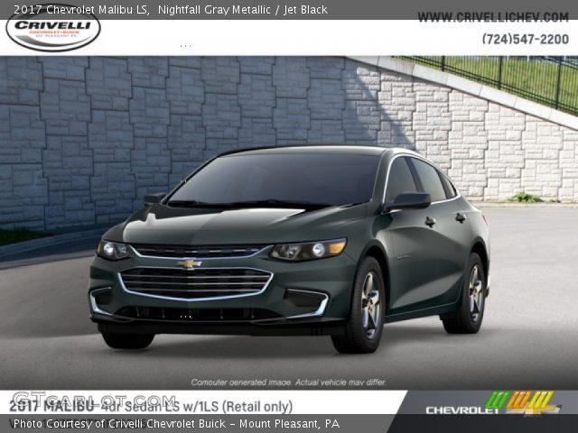 2017 Chevrolet Malibu LS in Nightfall Gray Metallic