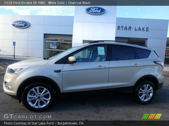 2018 Ford Escape SE 4WD in White Gold