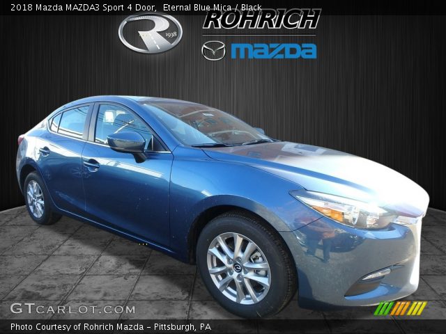 2018 Mazda MAZDA3 Sport 4 Door in Eternal Blue Mica