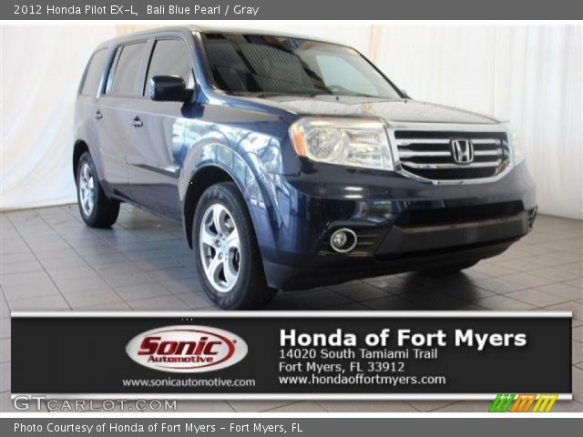 2012 Honda Pilot EX-L in Bali Blue Pearl