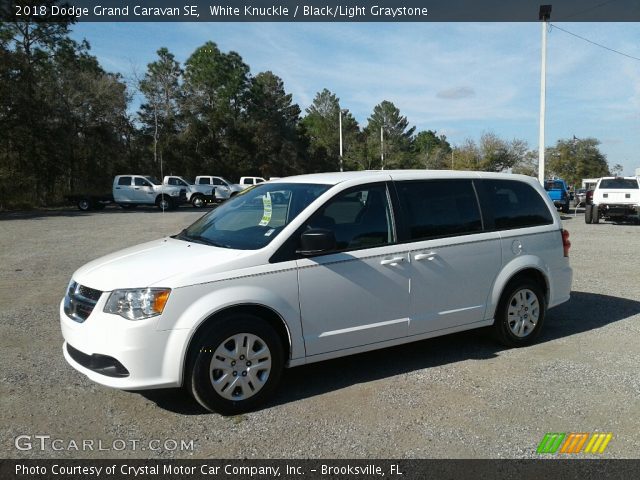 2018 Dodge Grand Caravan SE in White Knuckle