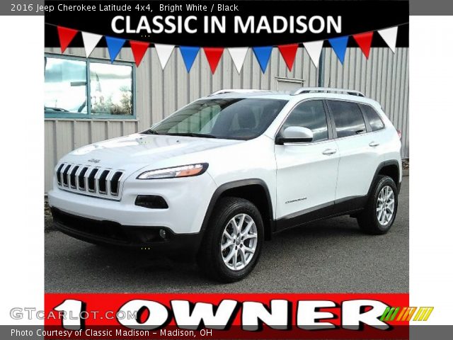2016 Jeep Cherokee Latitude 4x4 in Bright White