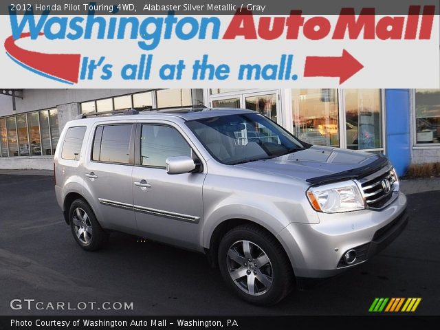 2012 Honda Pilot Touring 4WD in Alabaster Silver Metallic