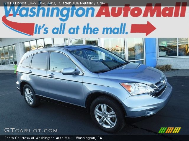 2010 Honda CR-V EX-L AWD in Glacier Blue Metallic