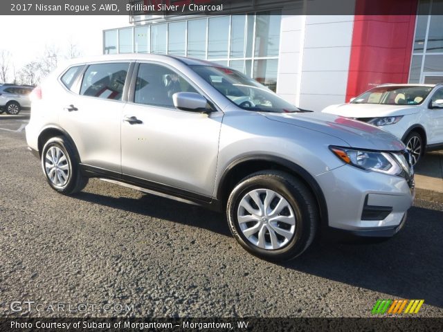 2017 Nissan Rogue S AWD in Brilliant Silver
