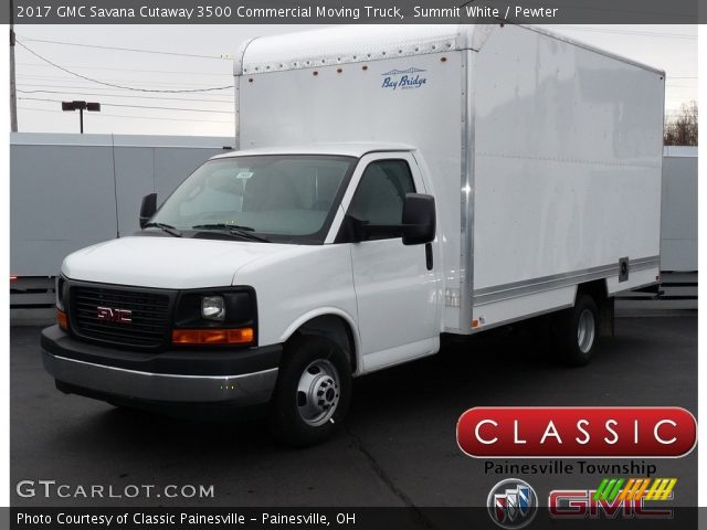 2017 GMC Savana Cutaway 3500 Commercial Moving Truck in Summit White