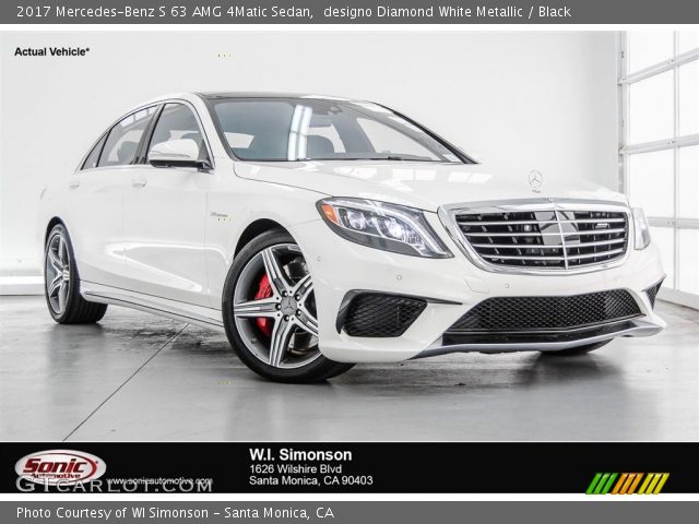 2017 Mercedes-Benz S 63 AMG 4Matic Sedan in designo Diamond White Metallic