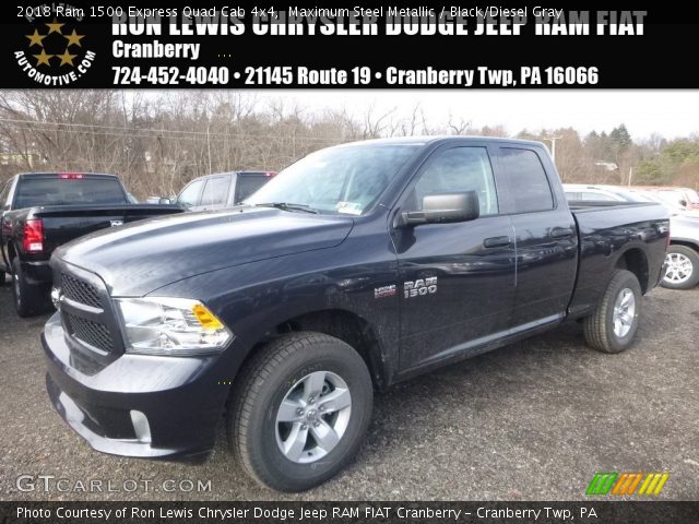 2018 Ram 1500 Express Quad Cab 4x4 in Maximum Steel Metallic