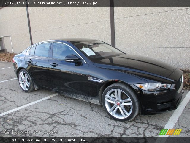 2017 Jaguar XE 35t Premium AWD in Ebony Black